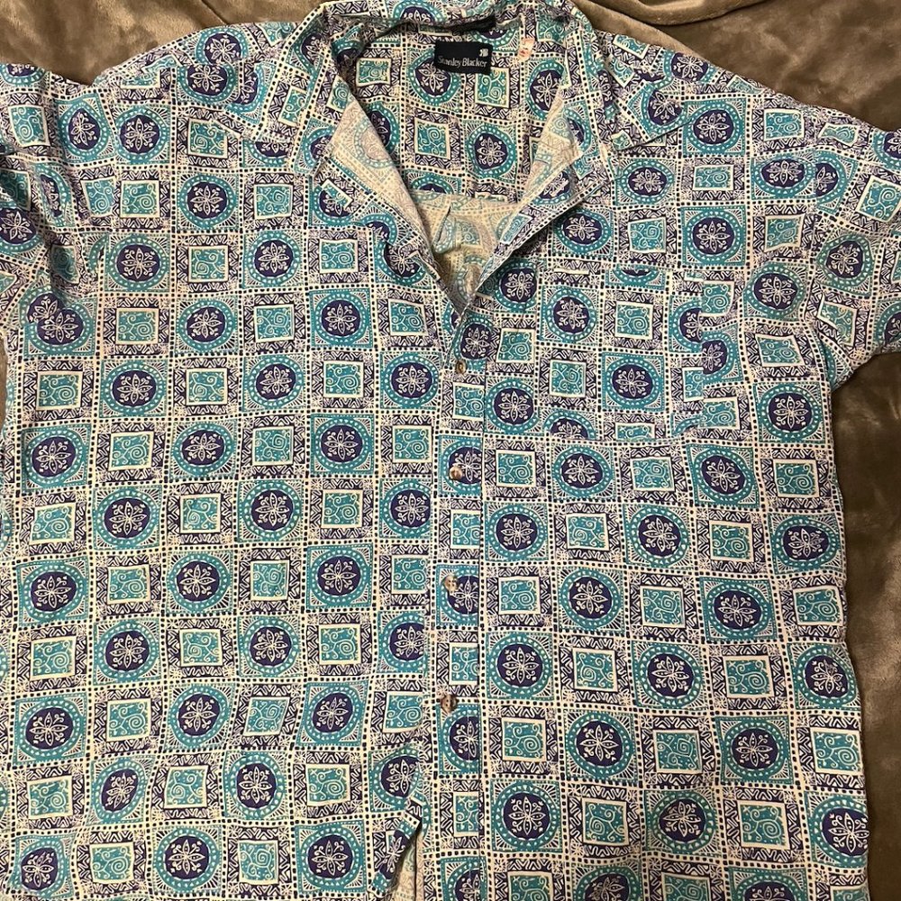 Vintage Stanley Blacker Party Shirt XL 100% cotton